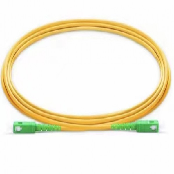 SC/APC to SC/APC Single Mode Fiber Optic Patch Cable