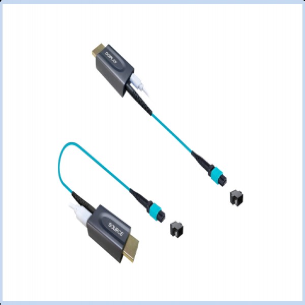 Fiber optic cable for large screens