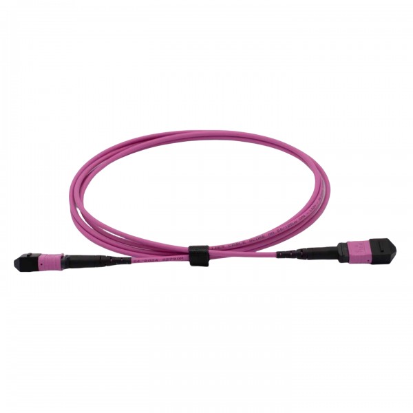 MPO to MPO Fiber patch cable om4 fibre